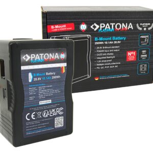 Platinum B-Mount battery with 290Wh 10.1Ah incl. USB-C PD60W input and output 2x D-Tap 16V
