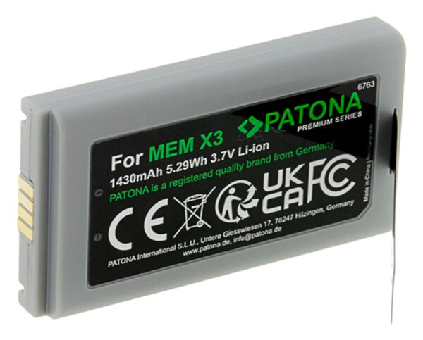 Premium Battery Datalogic CVR2 Memor X3 11300794 3H21-00000370 94ACC0083 94ACC1368 BP08-000600